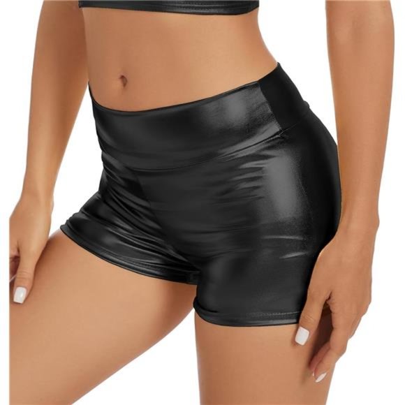 Metallic Rave Booty Shorts - Picture 3 of 5